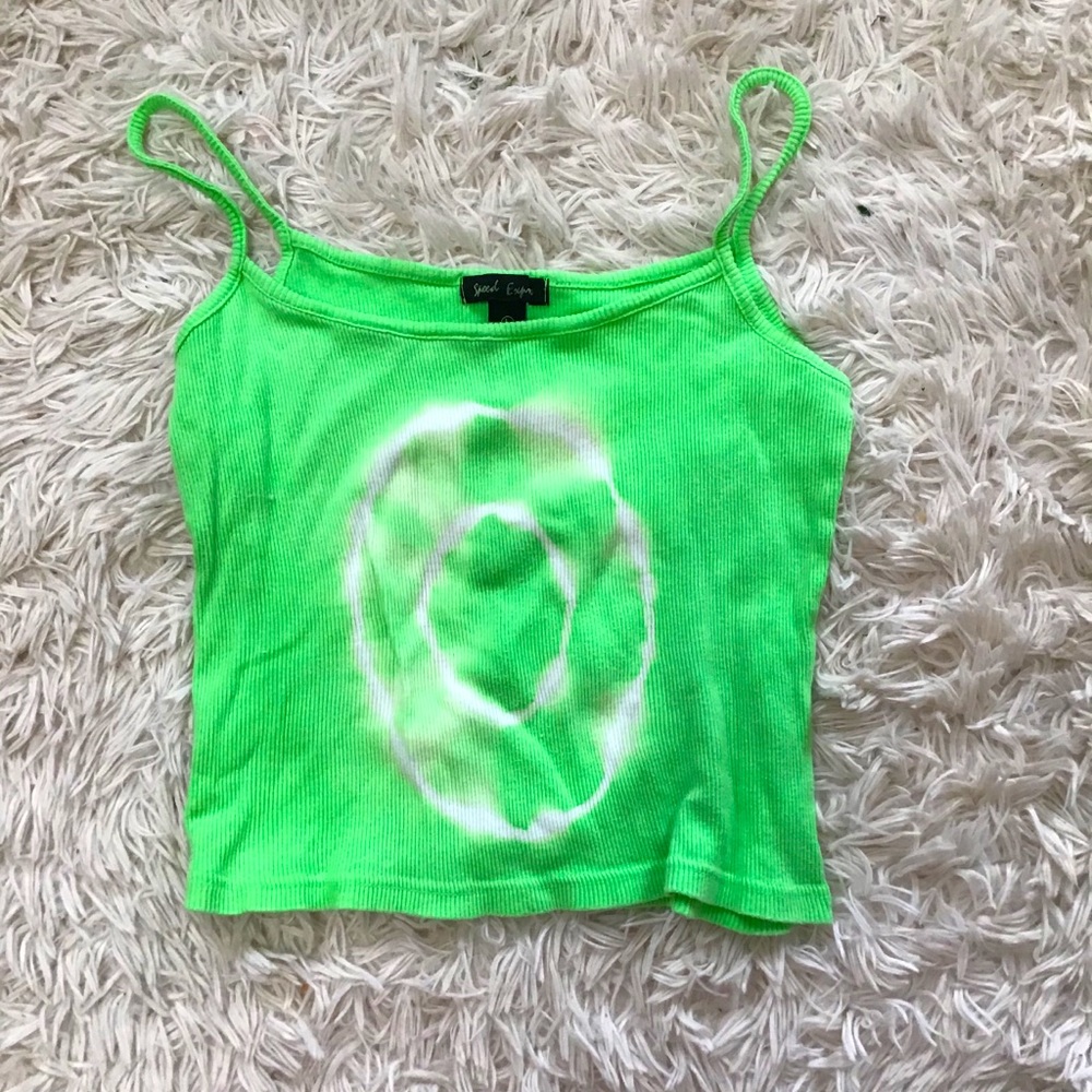 🌱Vintage 90’s🌱 Tie Dye Spiral Crop Top